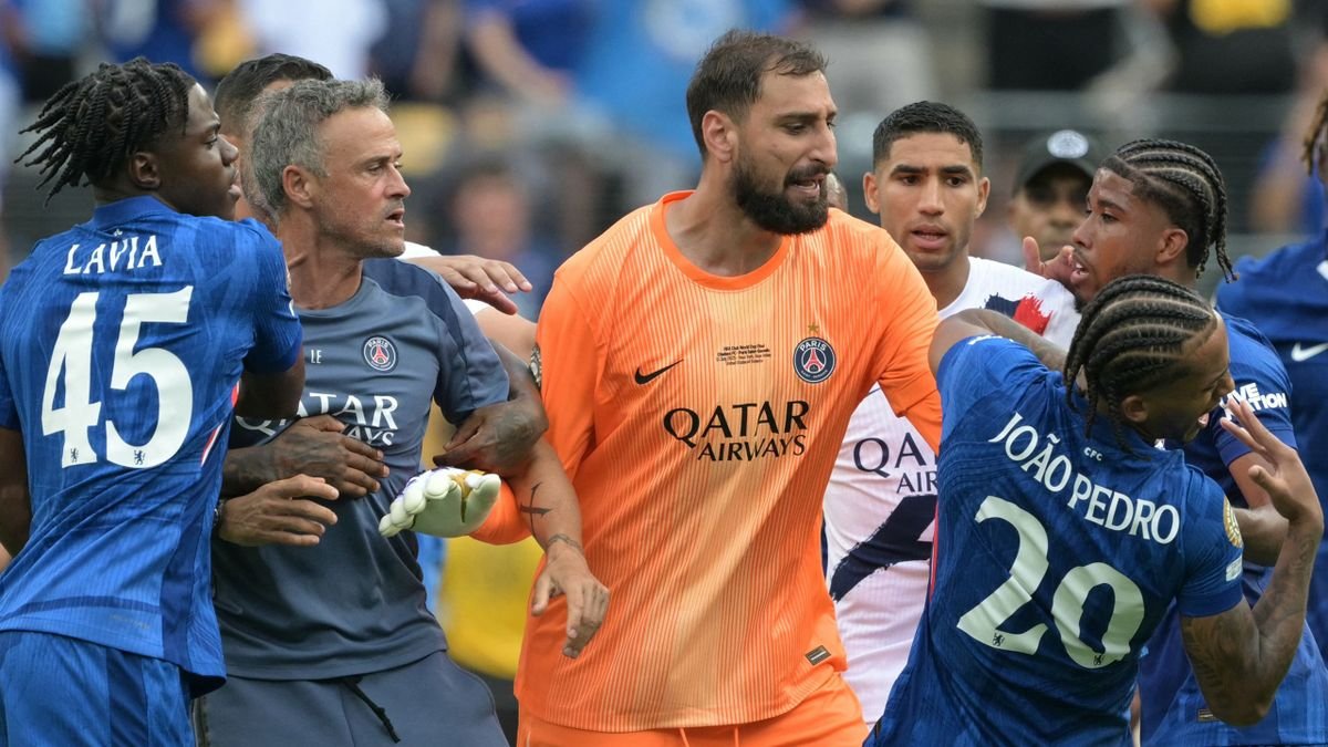 Accrochage Luis Enrique