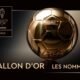 Nominés ballon d'or 2025