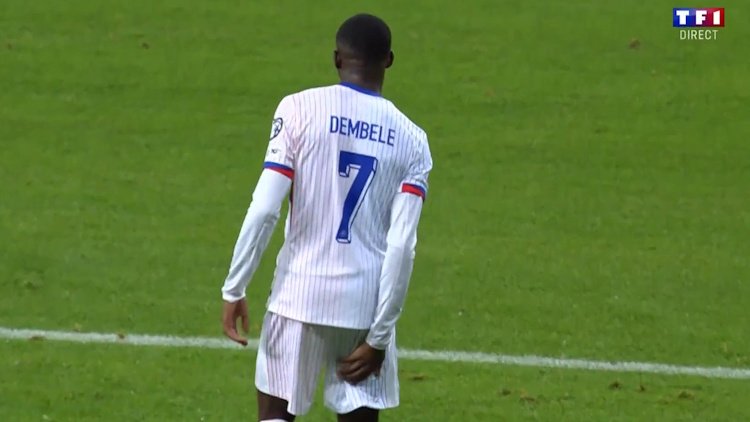 dembele blessure equipe de france