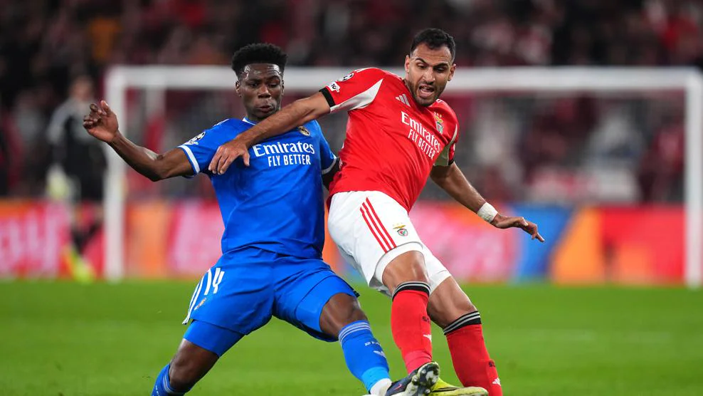 Real de Madrid Benfica barrage retour