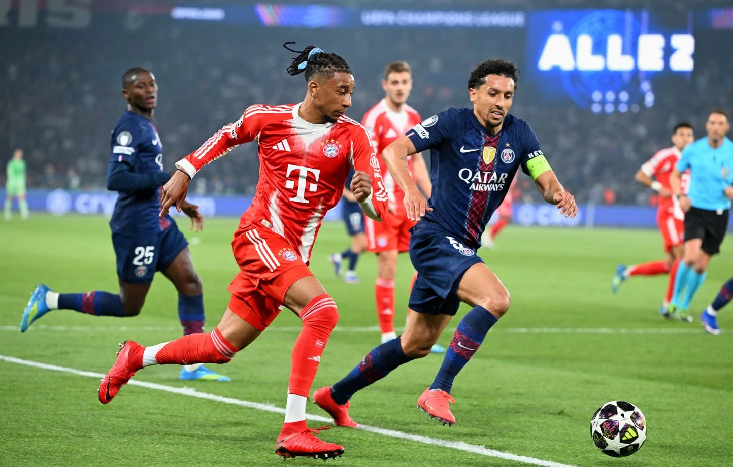 psg bayern ldc demi finale match aller
