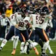 L'attaque des Chicago Bears, avec Caleb Williams, face aux Washington Commanders en octobre 2025