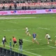 Louis Bielle-Biarrey, numéro 11 du XV de France, en course face à l'Afrique du Sud au Stade de France, novembre 2025