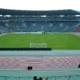 Pelouse et tribunes du stade Roi Baudouin à Bruxelles