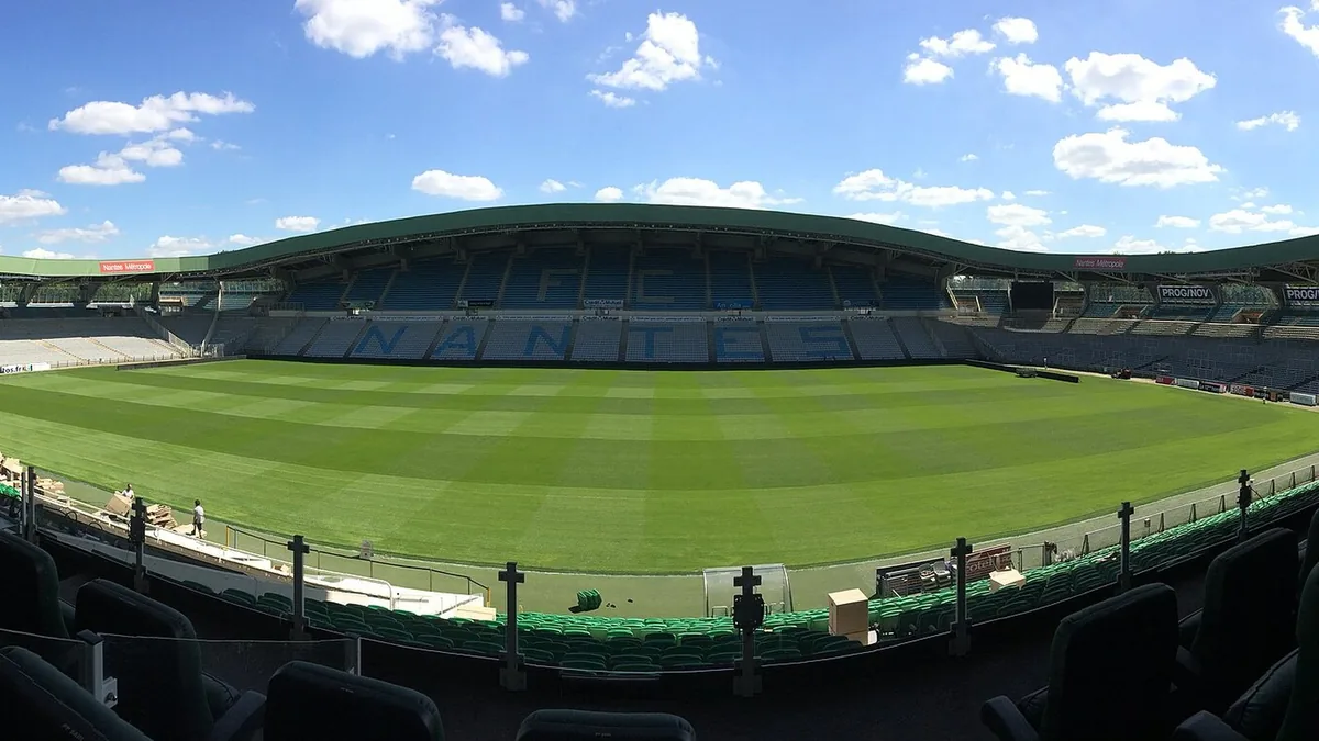 Le stade de la Beaujoire à Nantes, qui accueillera Vannes-UBB en Top 14 le 7 novembre 2026