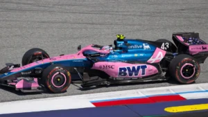 Franco Colapinto au volant de l'Alpine A526 numéro 43 lors du Grand Prix d'Autriche, juin 2026
