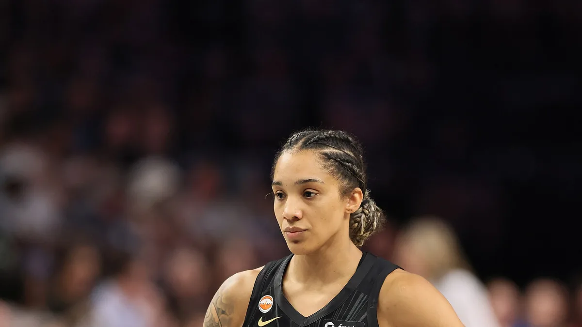 Gabby Williams sous le maillot des Golden State Valkyries face au Minnesota Lynx, août 2026