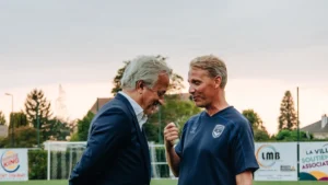 Dominique Delport et Arnaud Cormier, nouveaux président et entraîneur des Girondins de Bordeaux