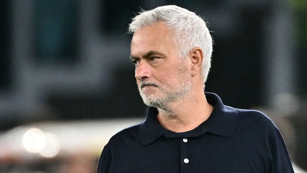 José Mourinho, entraîneur du Real Madrid, à Rome lors du match face à l'AS Rome, octobre 2026
