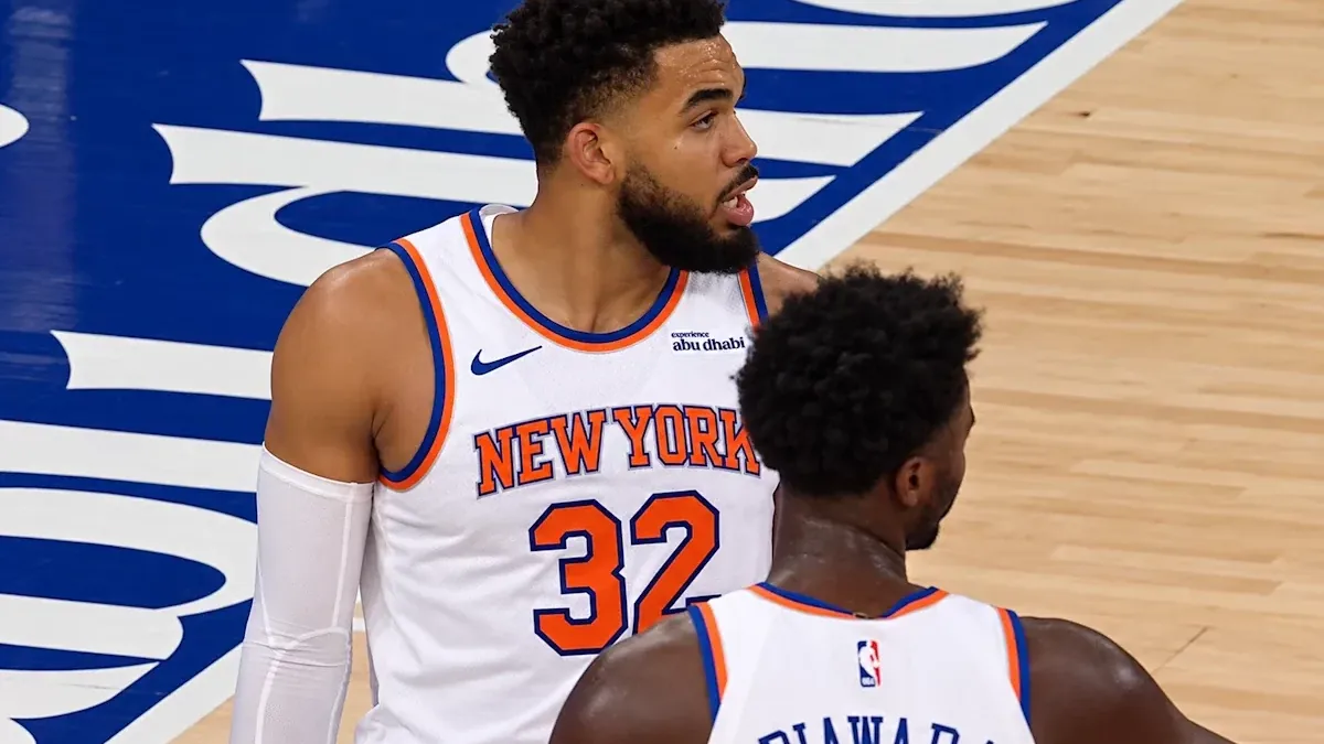 Karl-Anthony Towns et Mohamed Diawara sous le maillot des Knicks au Madison Square Garden, octobre 2026