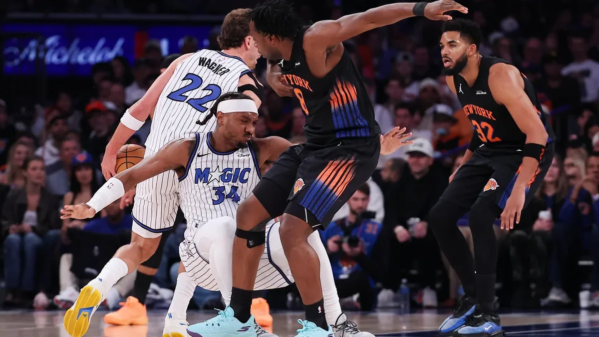 Franz Wagner et le Magic face à Karl-Anthony Towns et aux Knicks au Madison Square Garden, octobre 2026