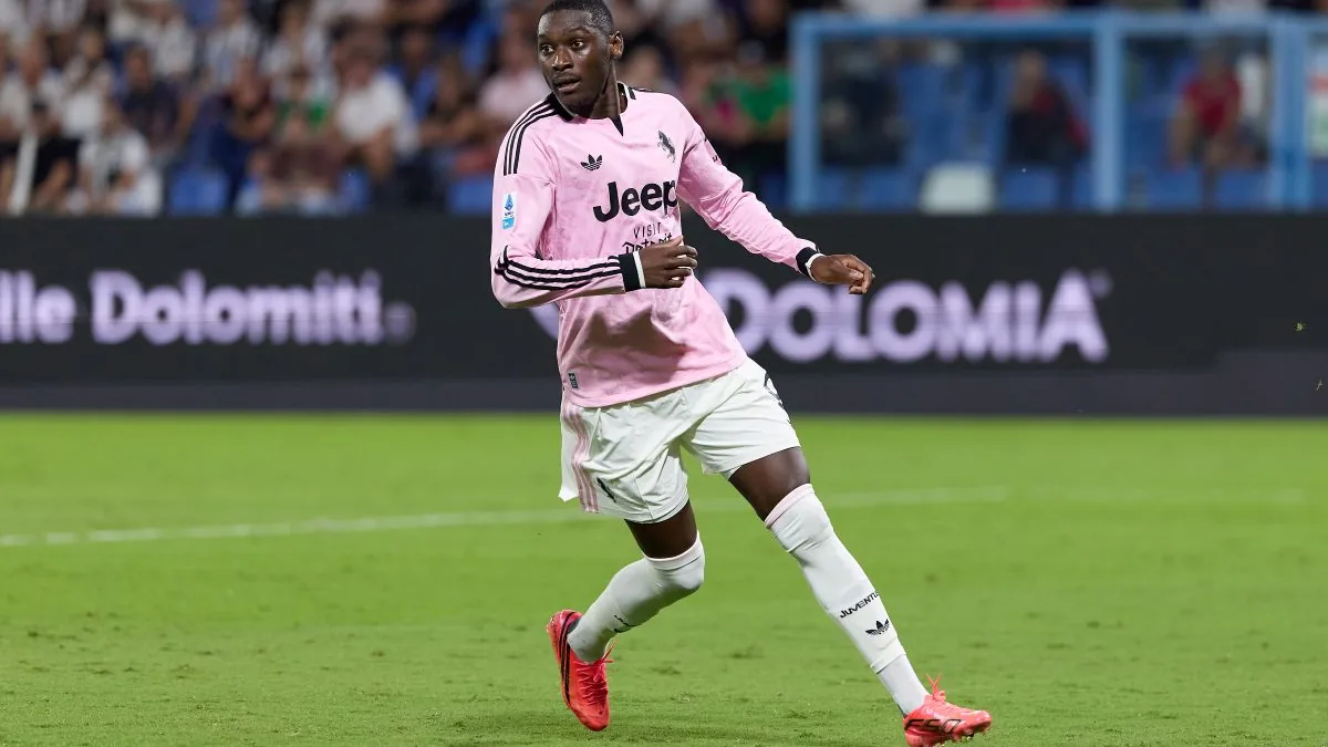 Randal Kolo Muani sous le maillot de la Juventus face à Sassuolo en Serie A, septembre 2026