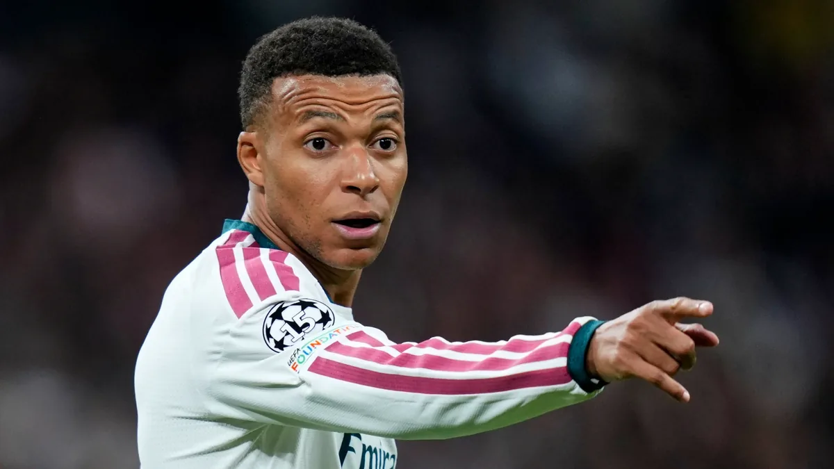 Kylian Mbappé sous le maillot du Real Madrid face à Leipzig en Ligue des champions, le 21 octobre 2026