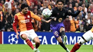 Lamine Yamal sous le maillot du FC Barcelone face à Galatasaray en Ligue des champions, octobre 2026