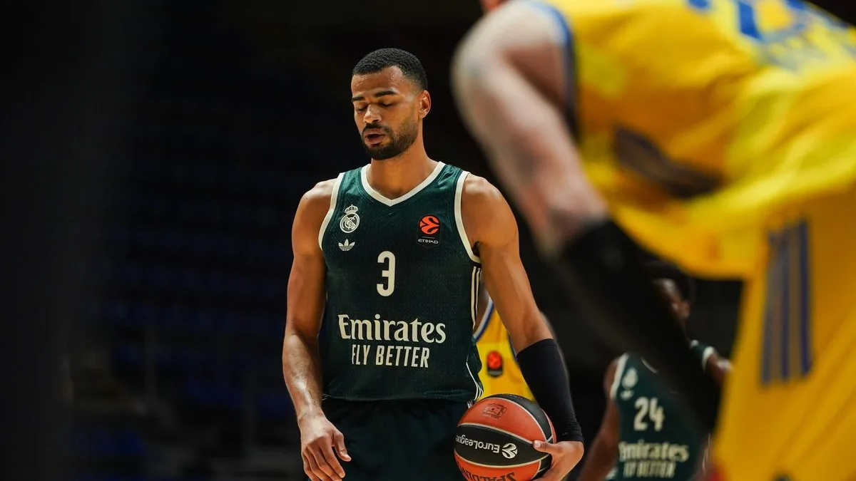 Timothé Luwawu-Cabarrot sous le maillot du Real Madrid face au Maccabi Tel-Aviv en Euroligue, octobre 2026