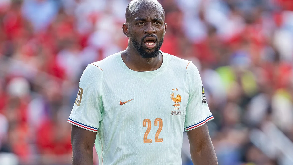 Jean-Philippe Mateta sous le maillot de l'équipe de France face au Maroc, Coupe du monde, juillet 2026