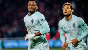 Ansu Fati sous le maillot de l'AS Monaco lors de la victoire à Sofia en Ligue Conférence, octobre 2026