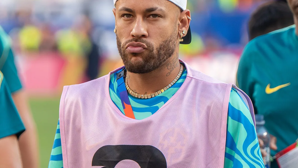 Neymar avec la sélection brésilienne avant Brésil-Maroc à la Coupe du monde 2026, juin 2026
