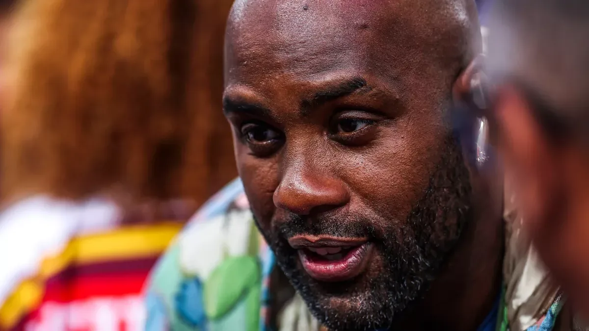 Teddy Riner en gros plan, le judoka français qui explique avoir refusé les offres de l'UFC, octobre 2026