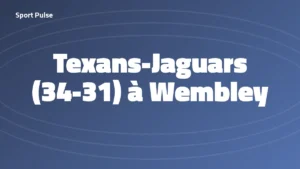 Affiche Sport Pulse du match des Houston Texans face aux Jacksonville Jaguars à Wembley en octobre 2026