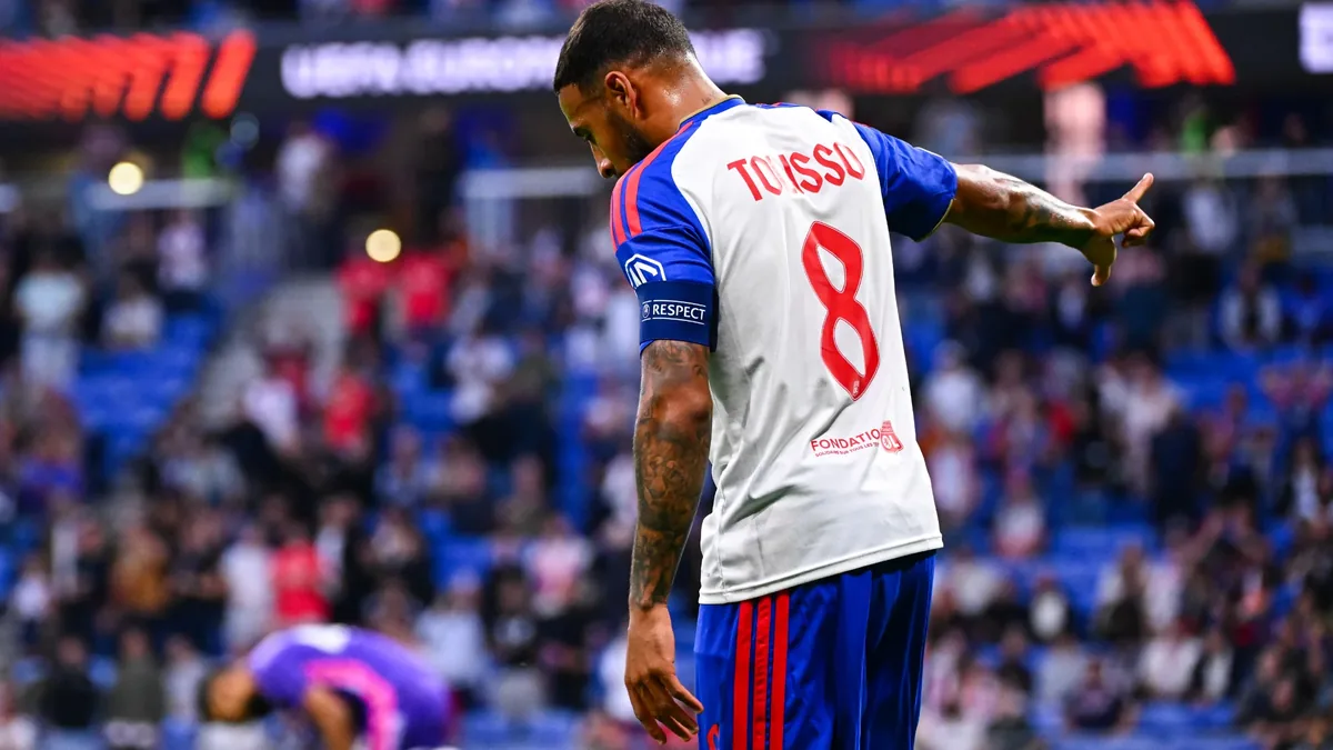 Corentin Tolisso, capitaine de l'OL, face à Crystal Palace en Ligue Europa au Groupama Stadium, octobre 2026