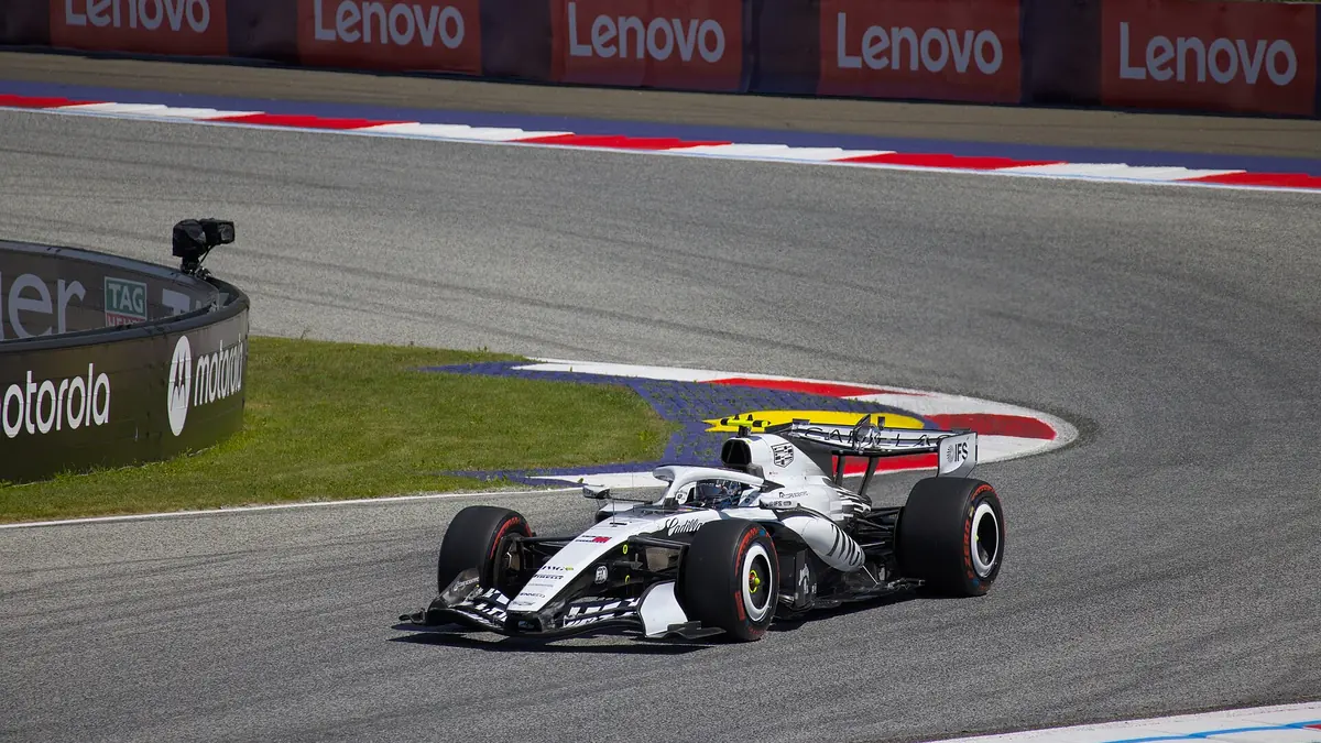 La Cadillac de Valtteri Bottas en piste lors du Grand Prix d'Autriche de Formule 1, juin 2026