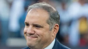 Victor Montagliani, président de la Concacaf, lors de la finale de la Coupe du monde 2026, le 19 juillet 2026