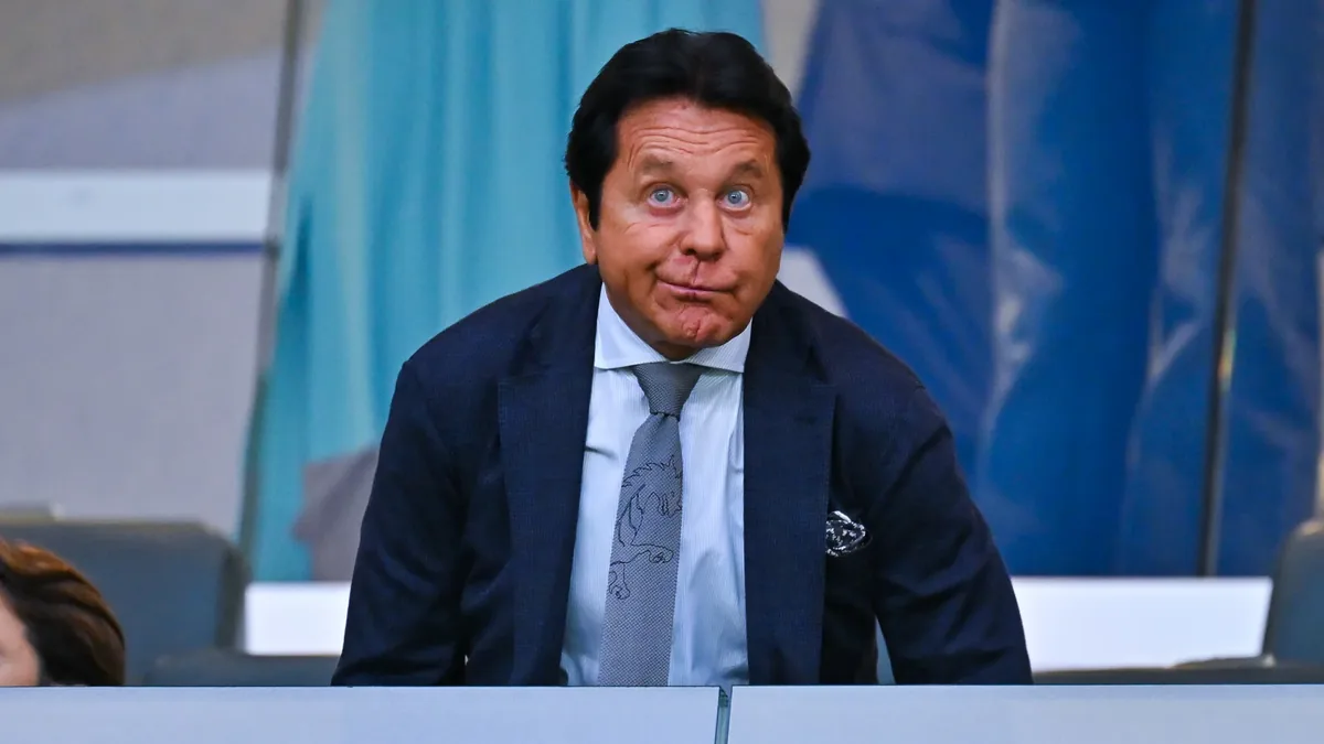Waldemar Kita, président du FC Nantes, en tribune lors d'un match de son club, septembre 2026